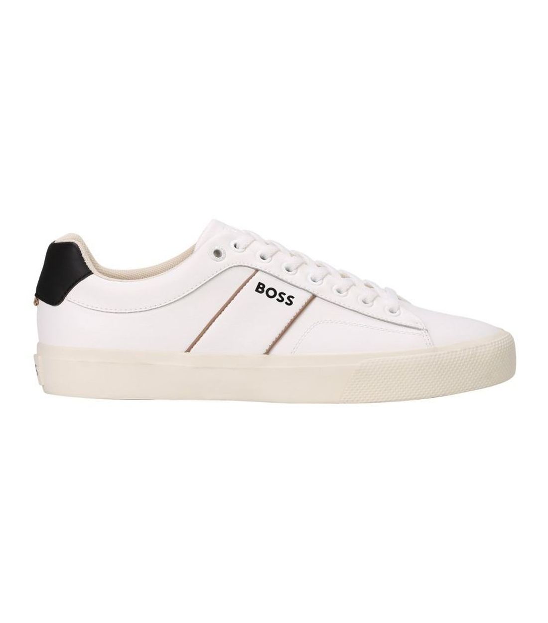 Hugo Boss Wit Leren Aiden Sneaker