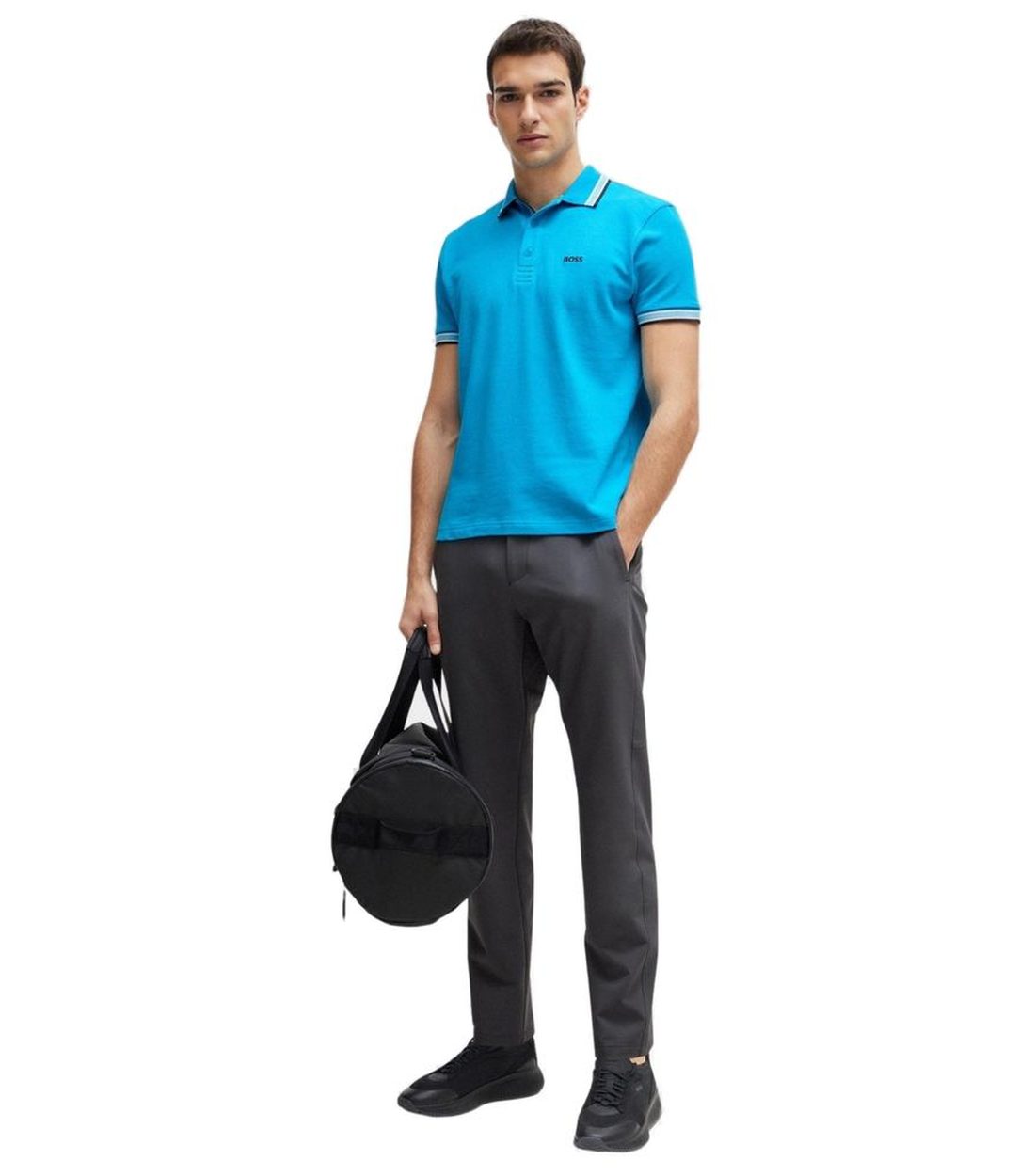 Hugo Boss Blauw Regular Fit Pallas Polo