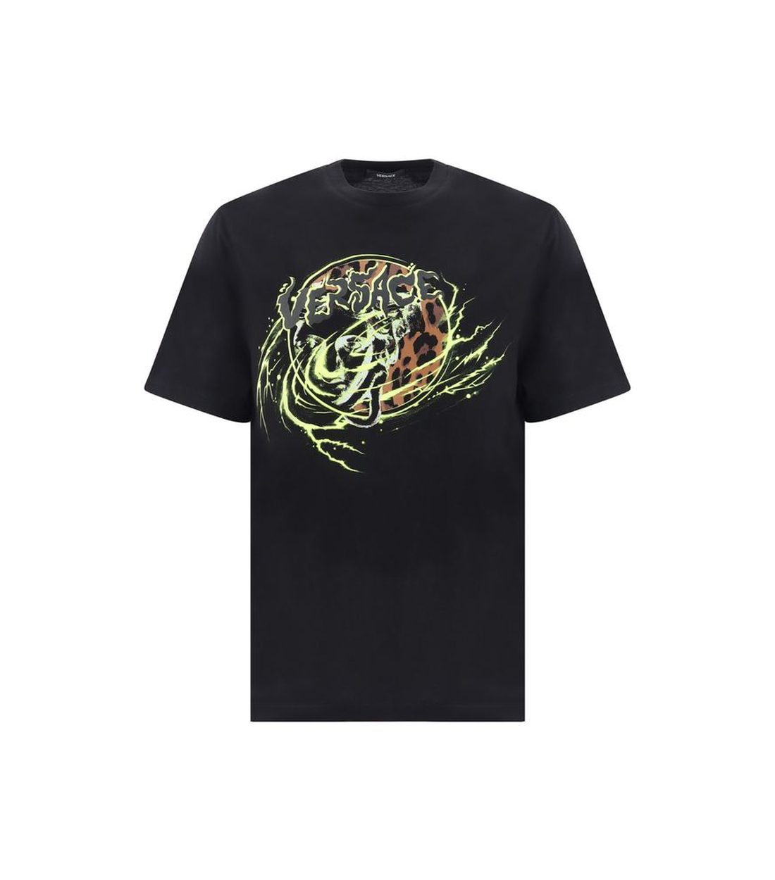 Versace Katoenen T-Shirt met Iconisch Monogram