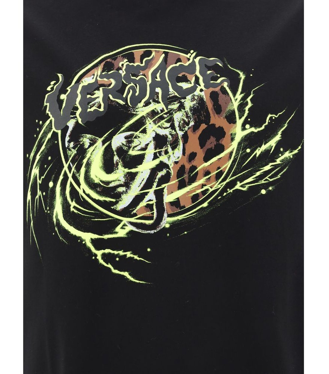 Versace Katoenen T-Shirt met Iconisch Monogram