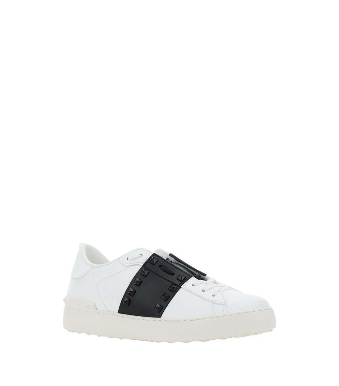 Valentino Garavani Rockstud Open Sneakers met Leren Afwerking