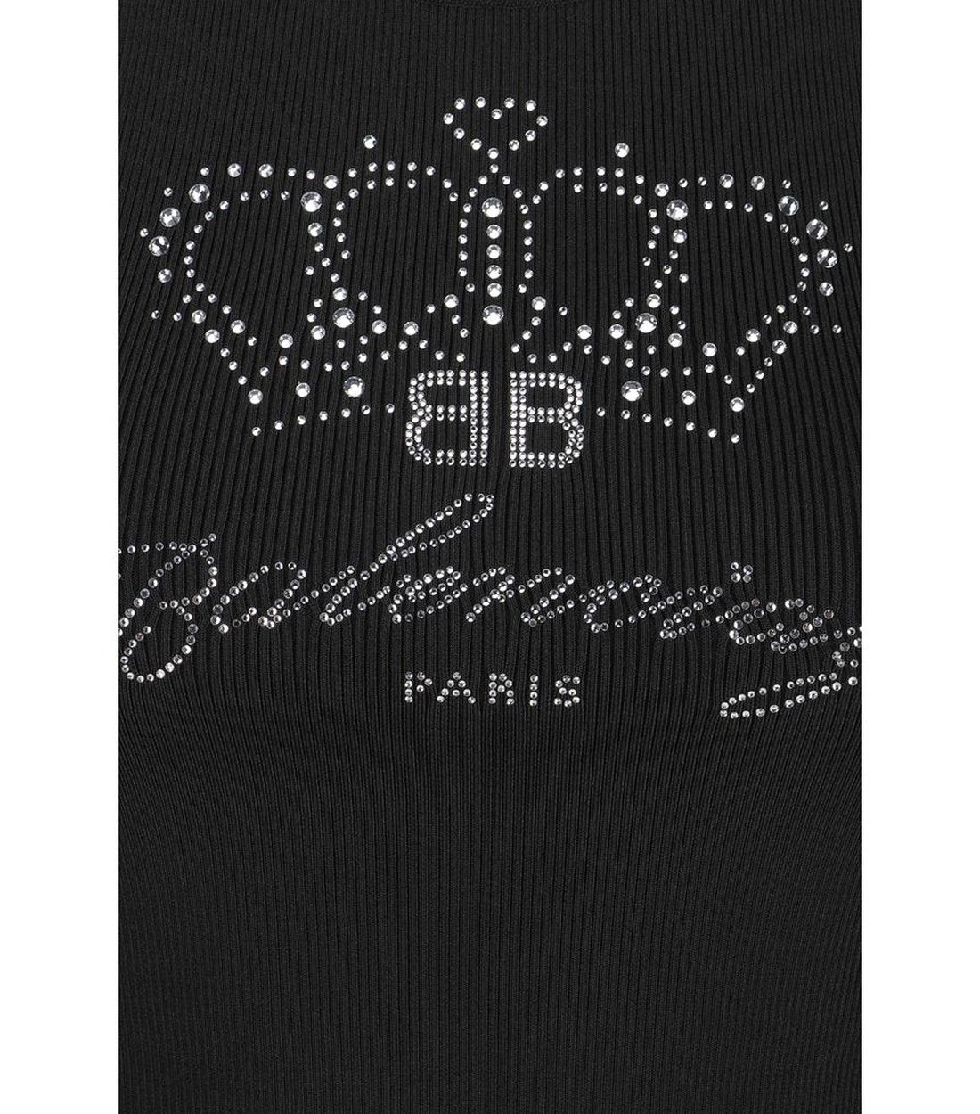 Balenciaga Mouwloze Top met Monogram