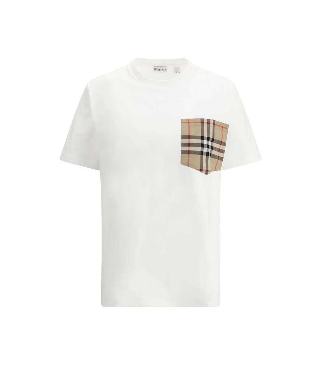 Burberry Archive Check T-shirt met zak