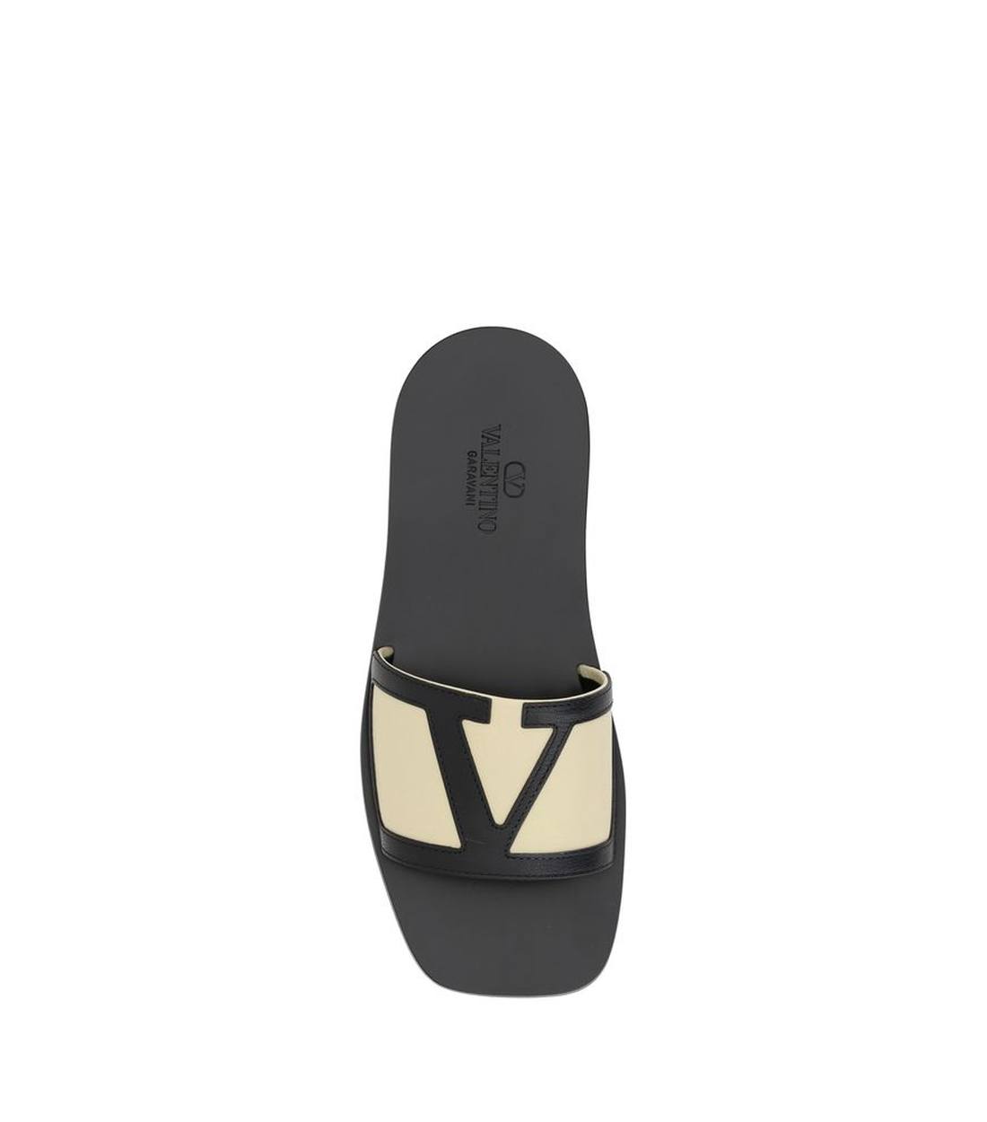 Valentino Garavani V Logo Slippers