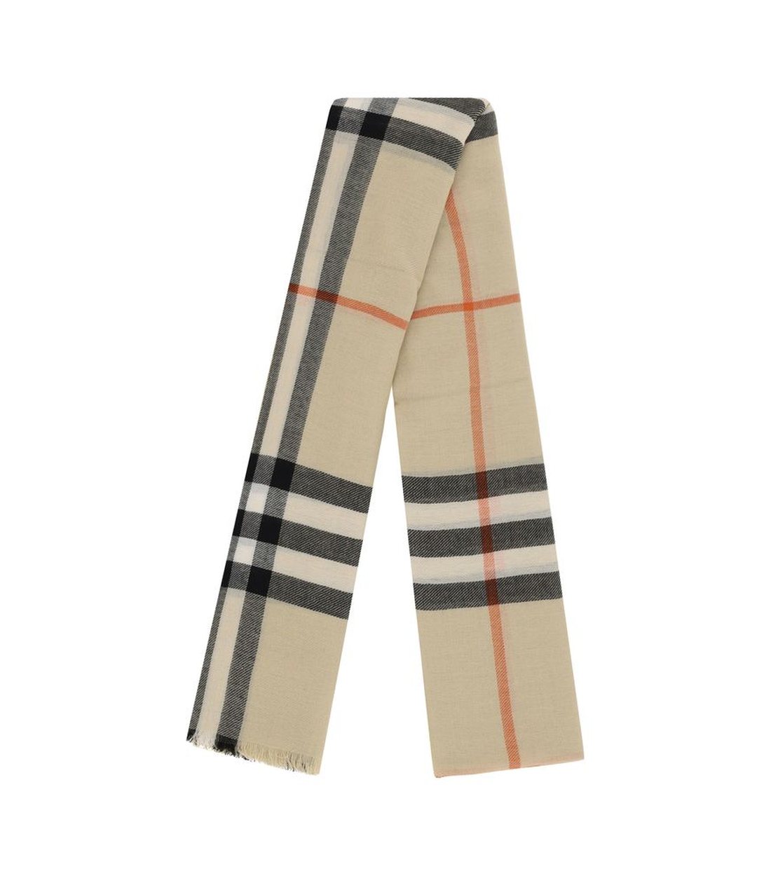 Burberry Wol Sjaal met Iconisch Ruitpatroon