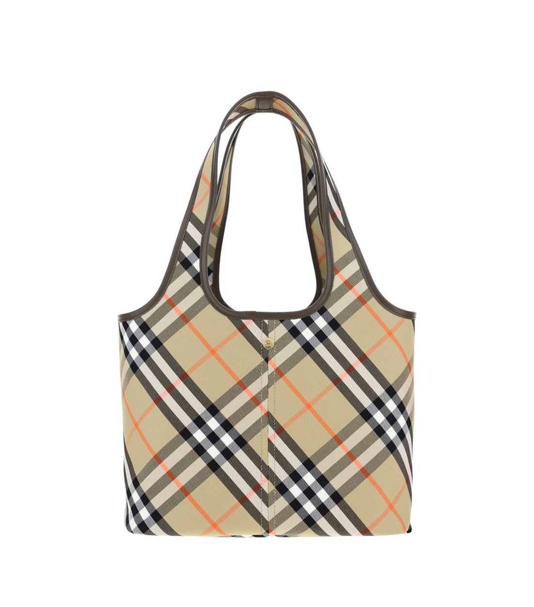 Burberry Schouder Tote Bag met Jacquard Patroon