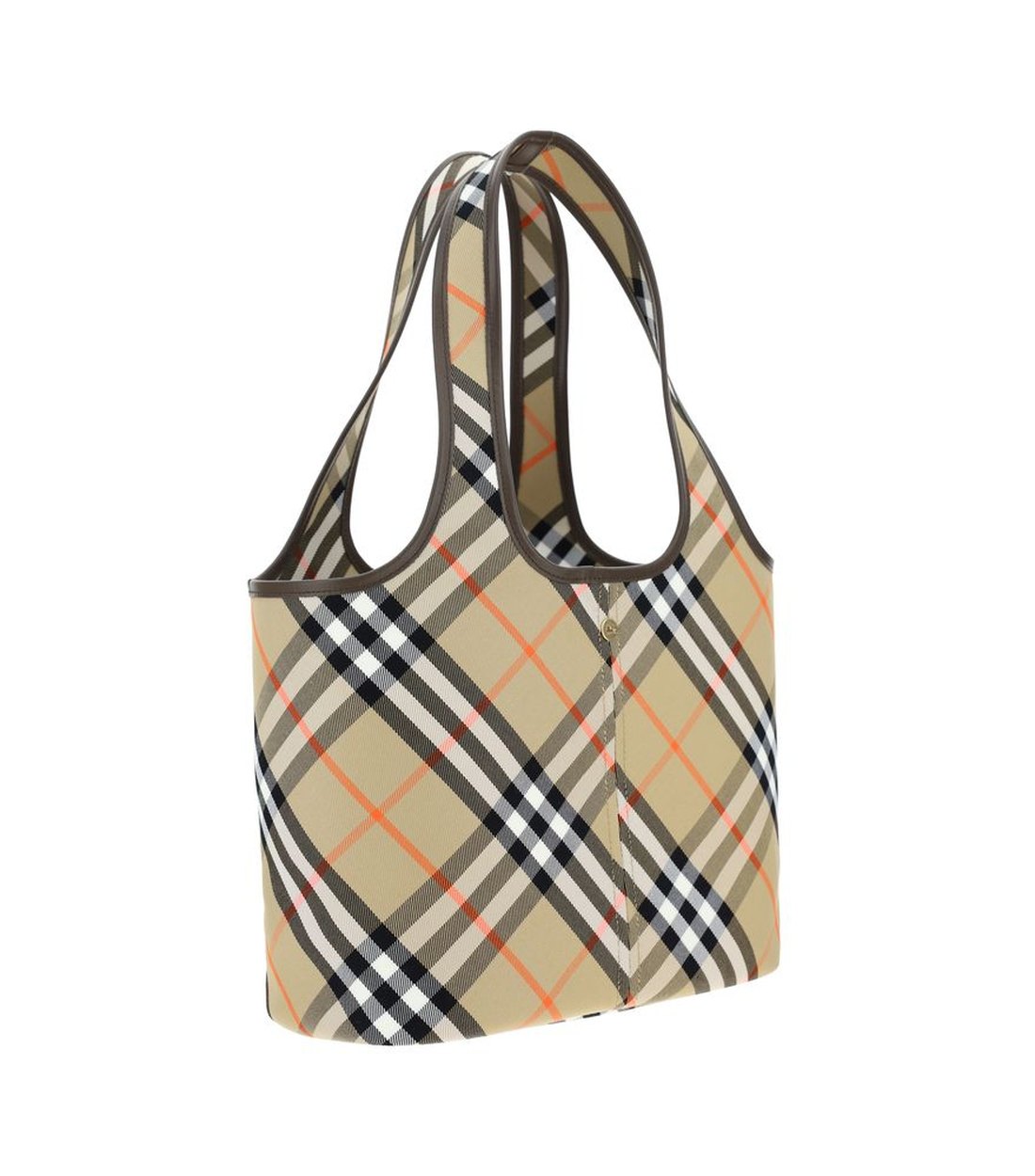 Burberry Schouder Tote Bag met Jacquard Patroon