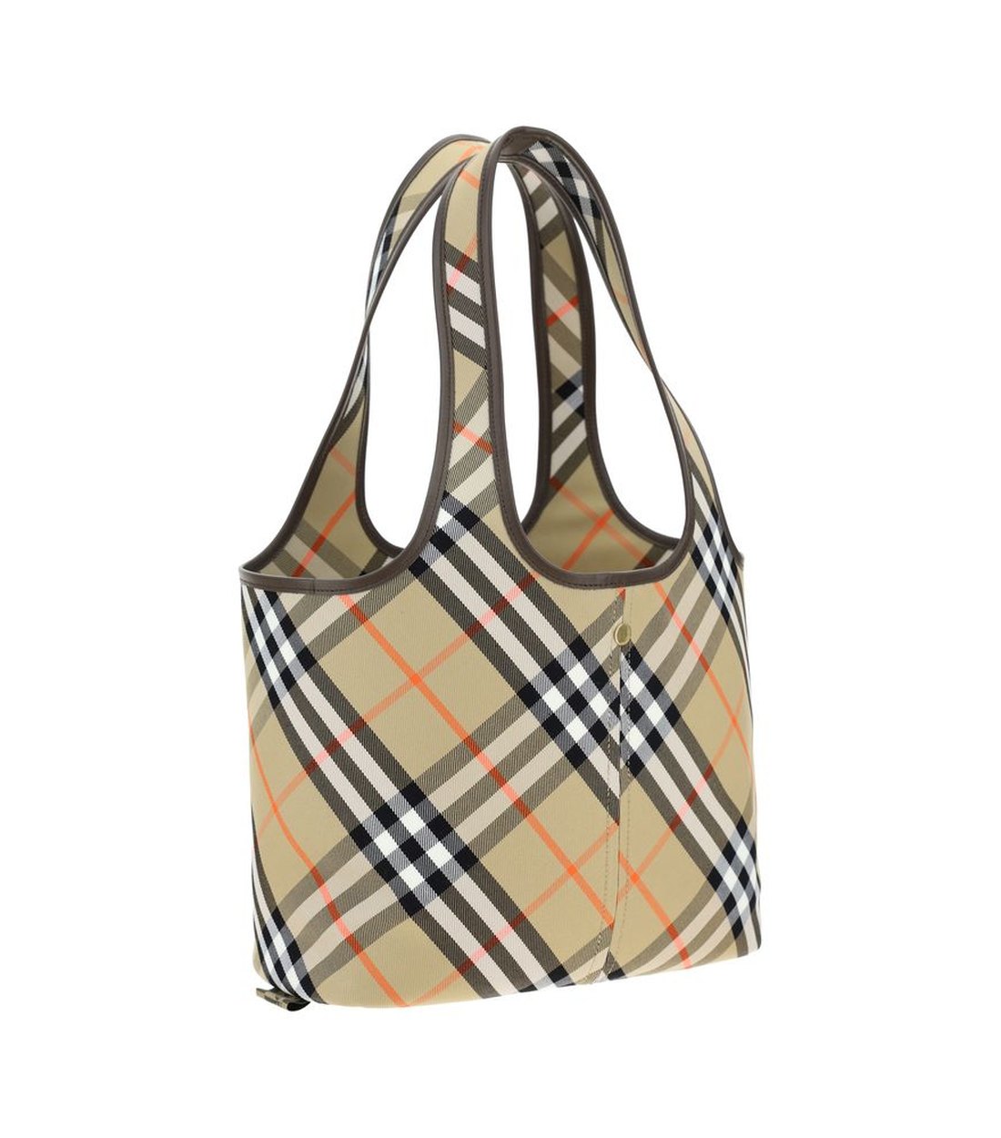 Burberry Schouder Tote Bag met Jacquard Patroon