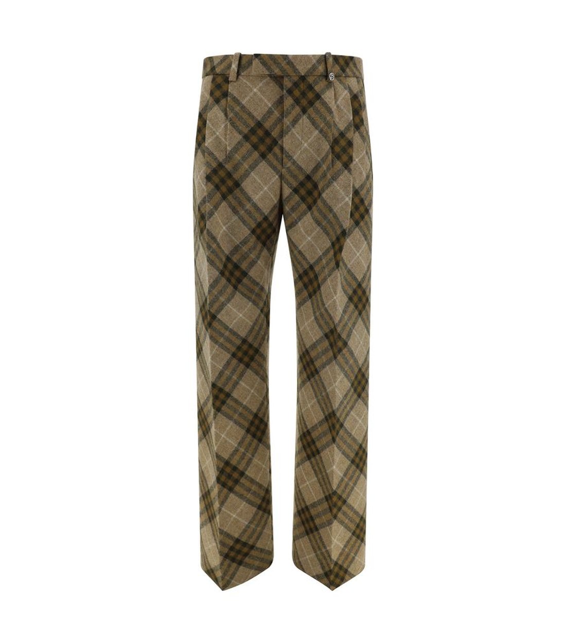 Burberry Wolbroek met Iconisch Archivio Check Patroon