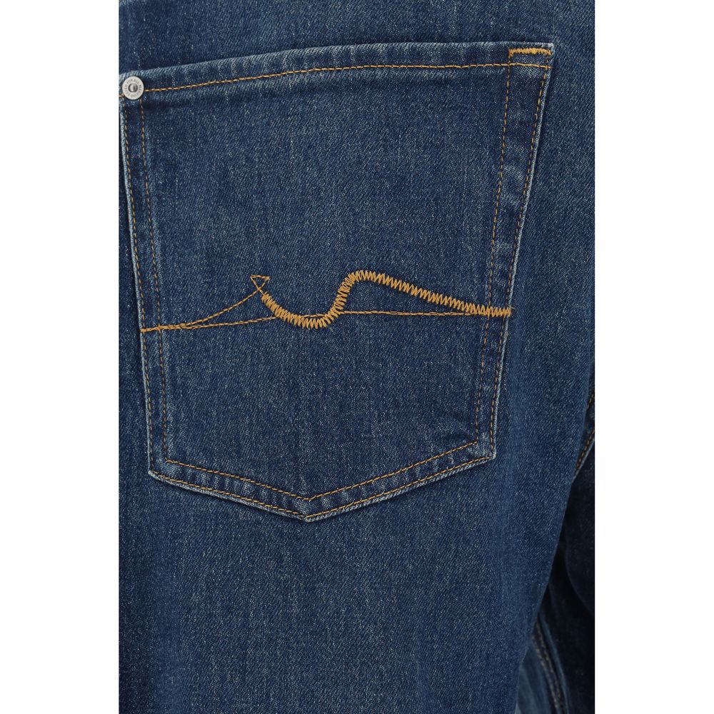 7FOR De Rechte Threadlike Jeans