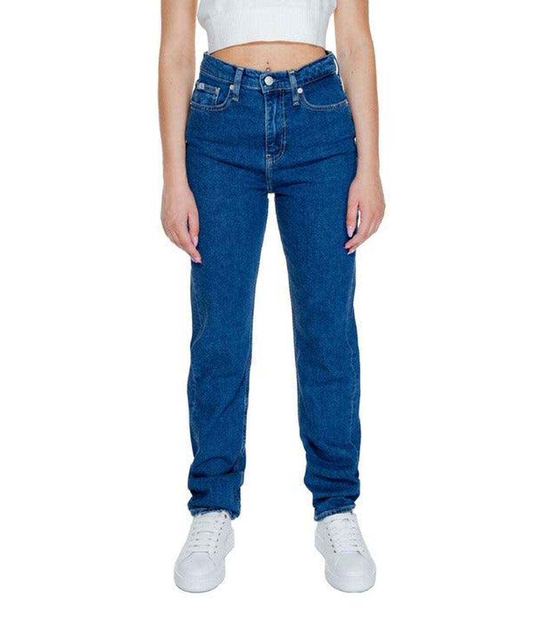 Calvin Klein Jeans Blauw Regular Fit Jeans Dames