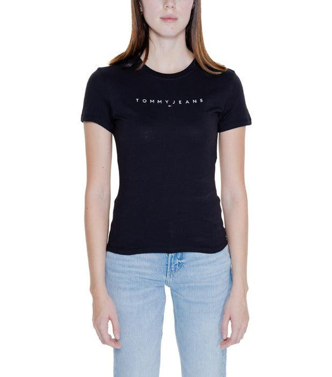 Tommy Hilfiger Jeans Zwart T-shirt Dames