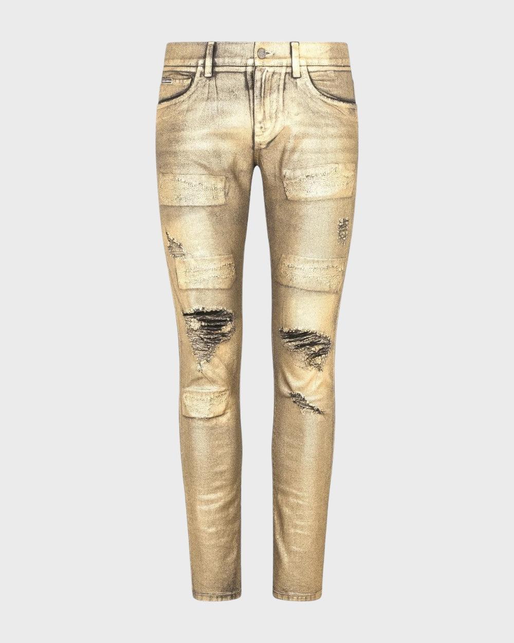 Dolce & Gabbana Goud Heren Jeans