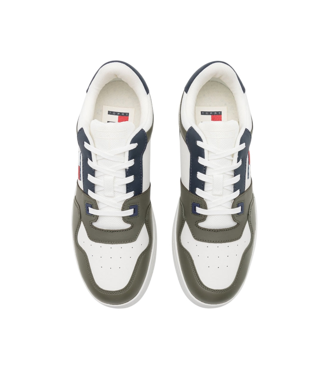 Tommy Hilfiger Groen Retro Basket Sneakers