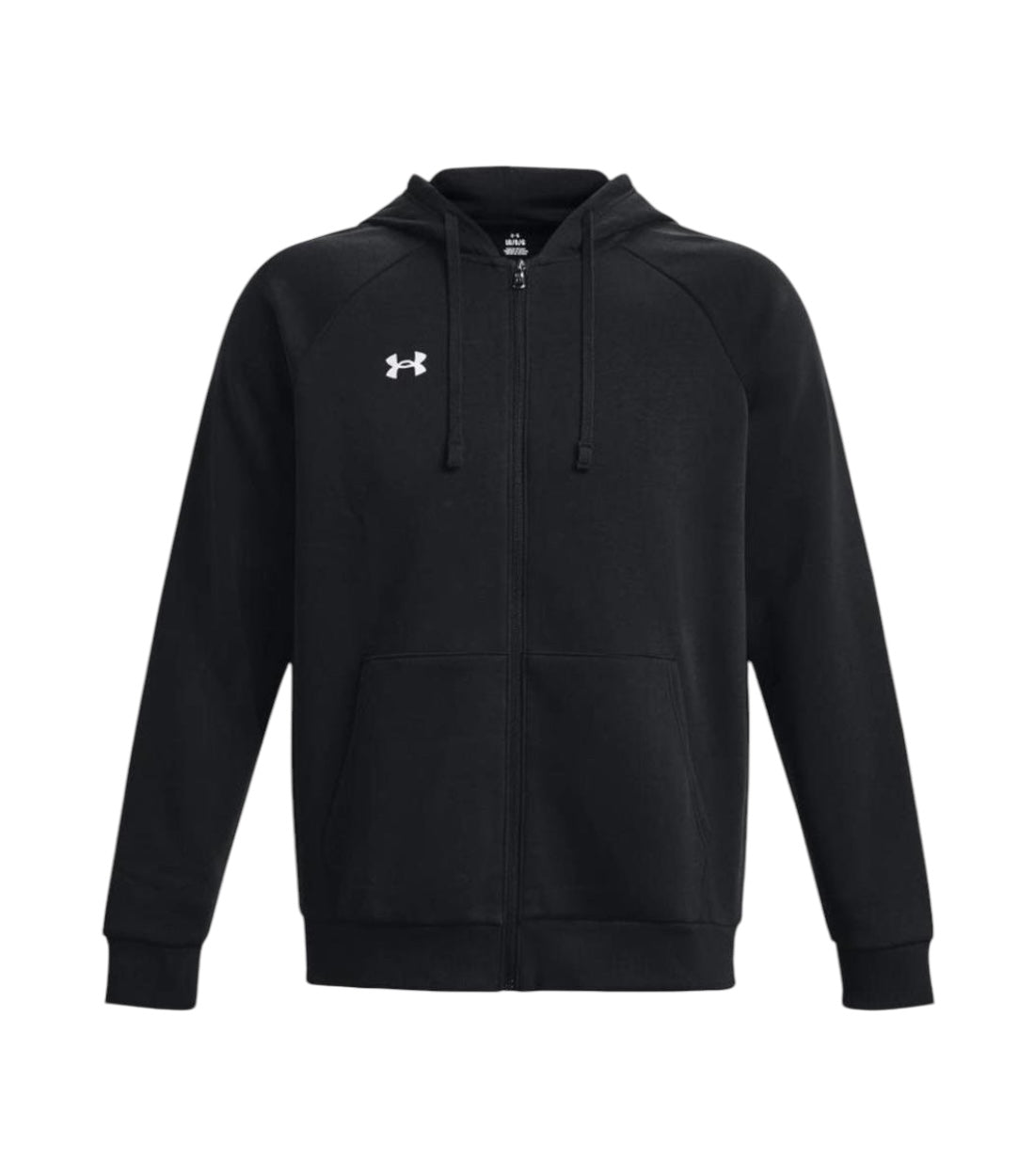 Under Armour Zwart Zipped Hoodie Met Logo