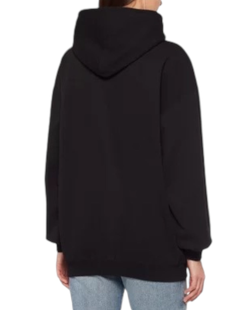 Balenciaga Zwart Paris Oversized Hoodie