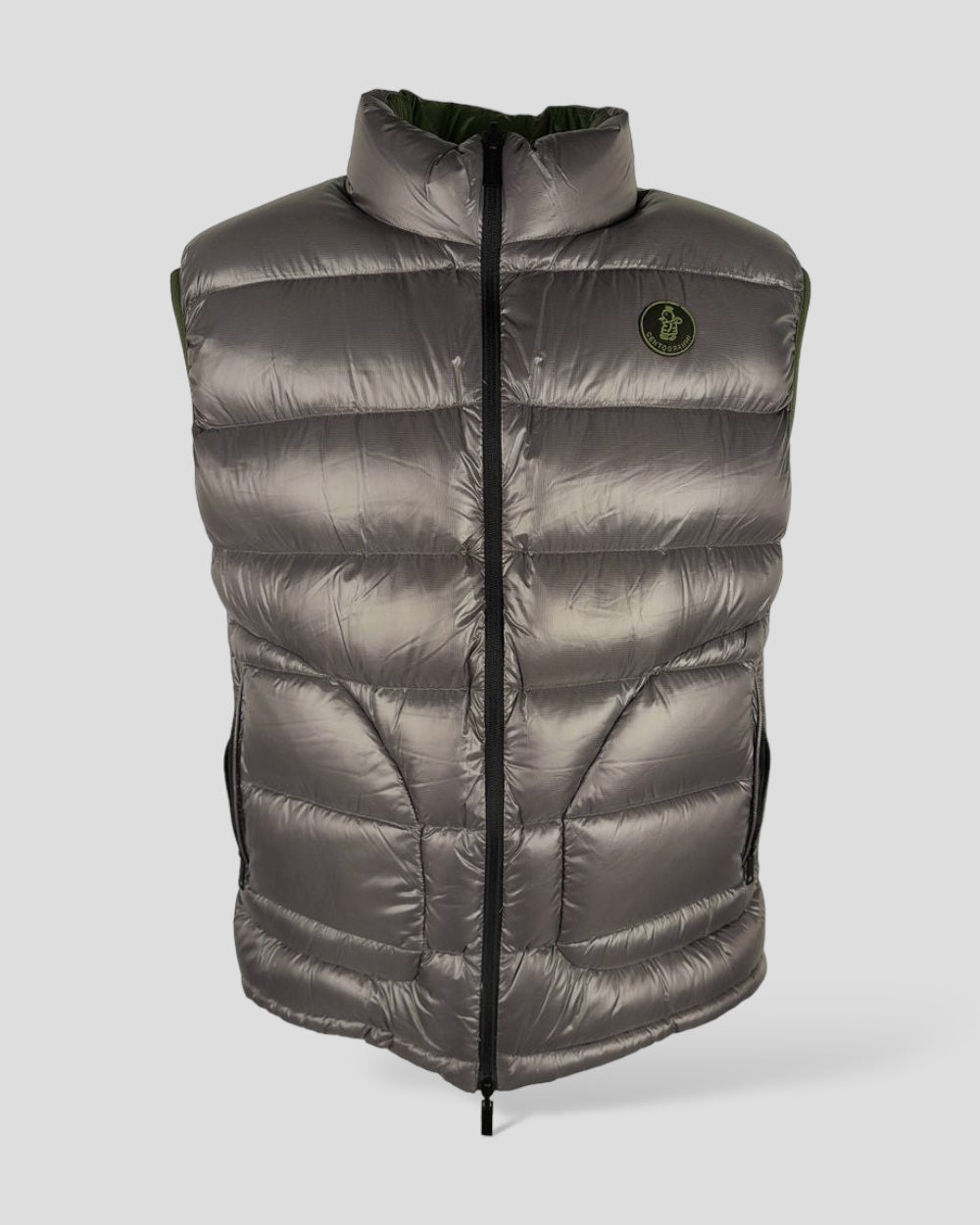 Centogrammi  Omkeerbare Groen / Grijs Bodywarmer Heren