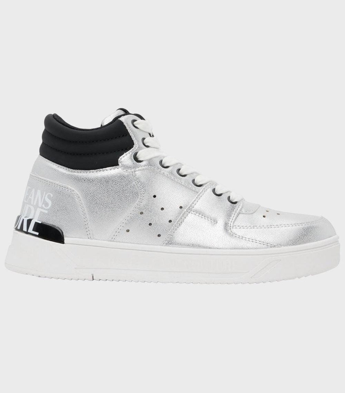 Versace Jeans Couture Zilver High Top Sneakers