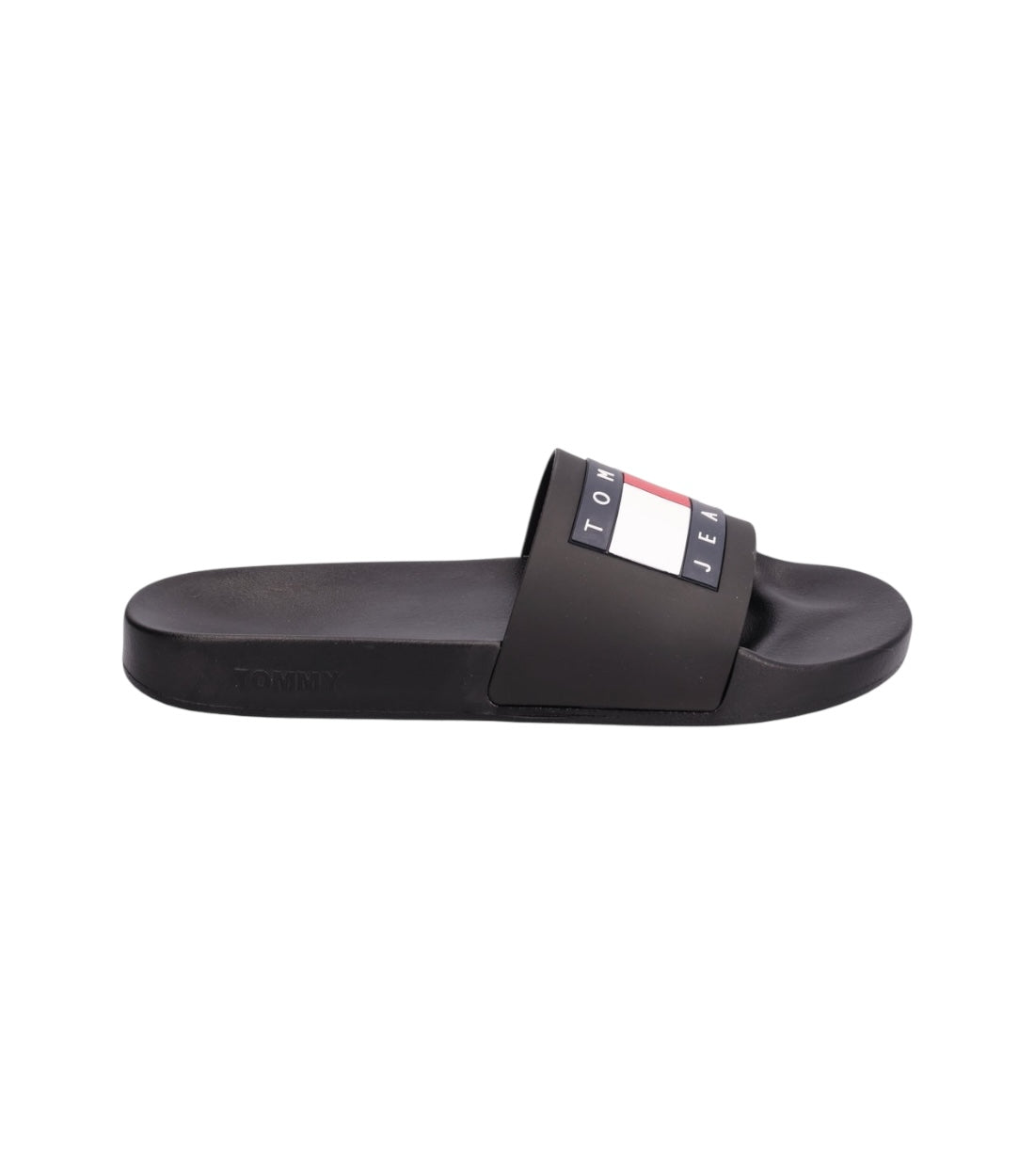 Tommy Hilfiger Jeans Zwarte Slippers