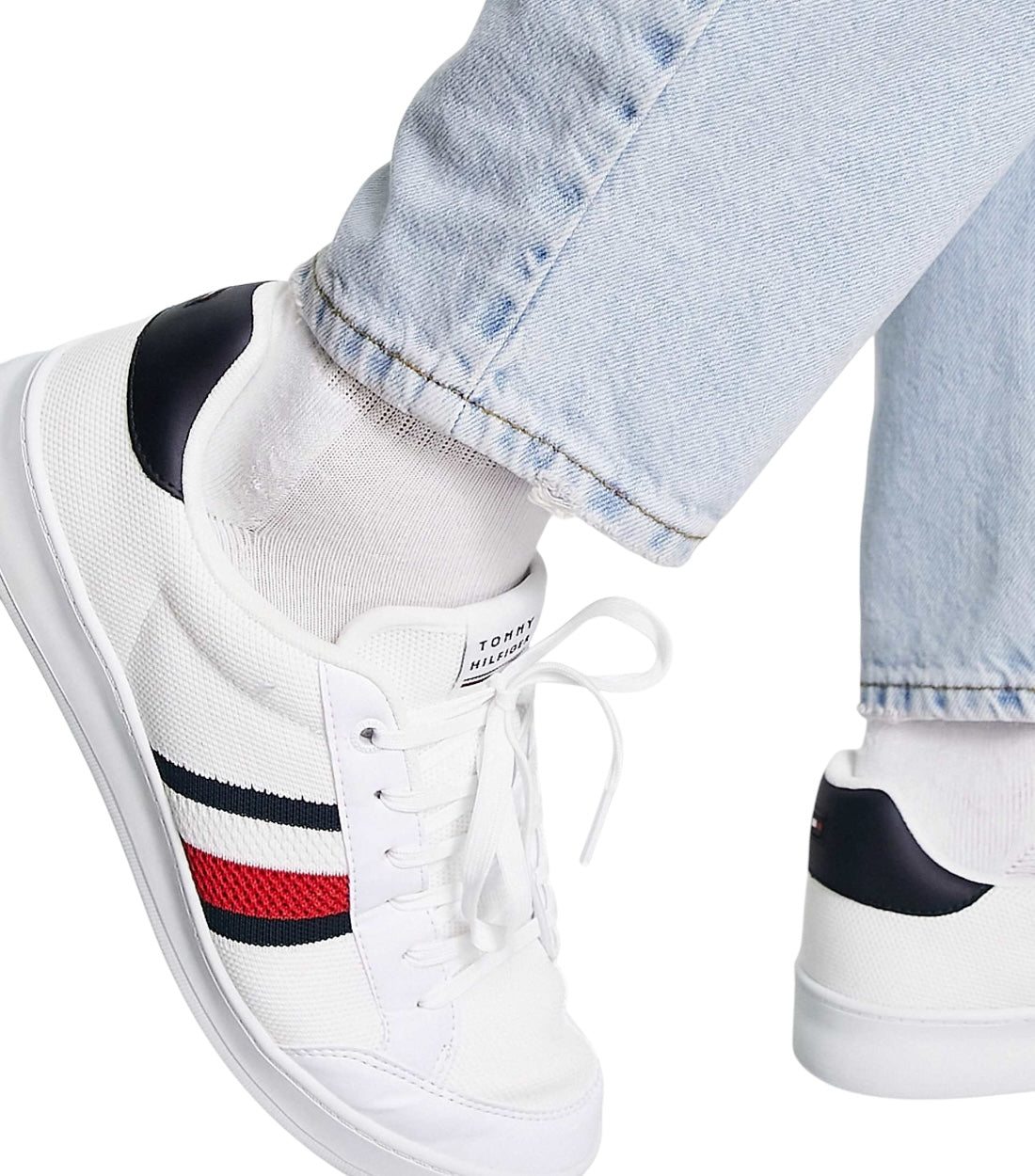 Tommy Hilfiger Sneakers Met Retro Vlag Eco-Conscious