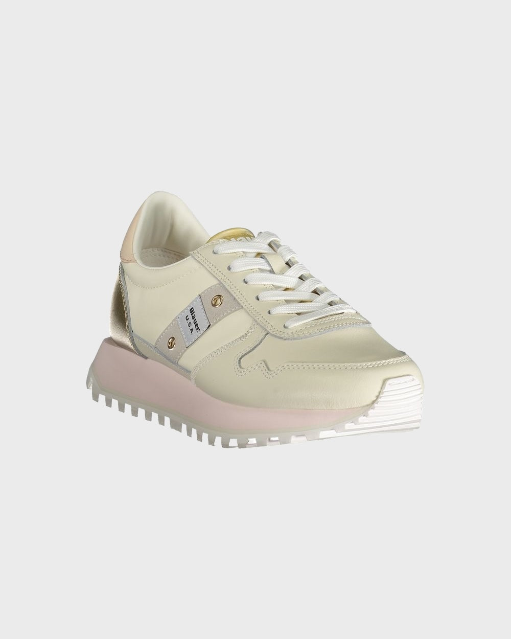 Blauer Beige Heren Sneakers