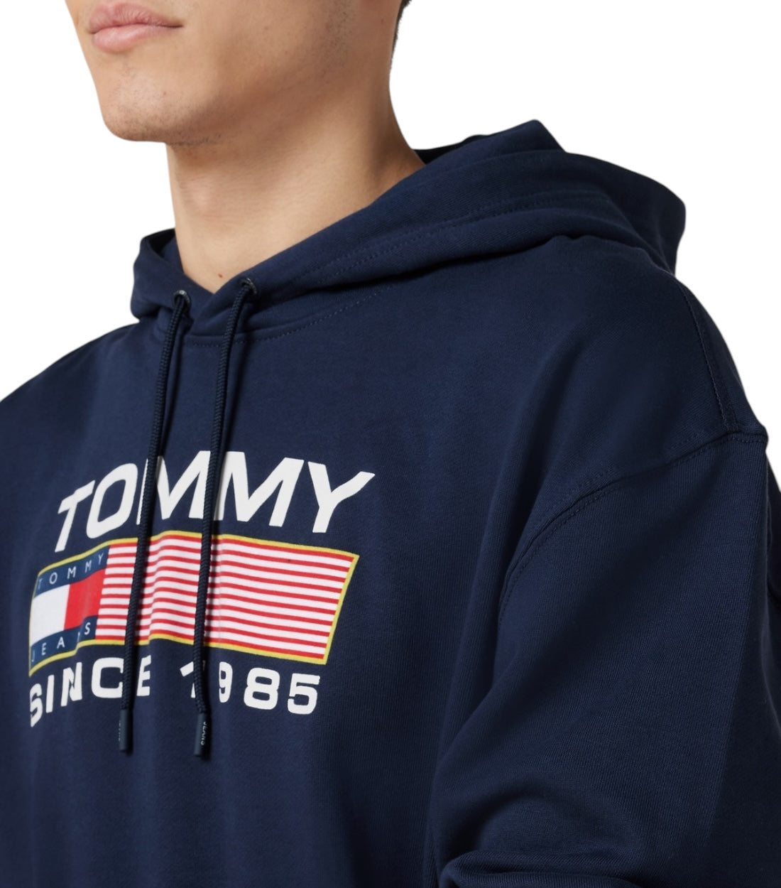 Tommy Hilfiger Jeans Blauw Oversized Hoodie