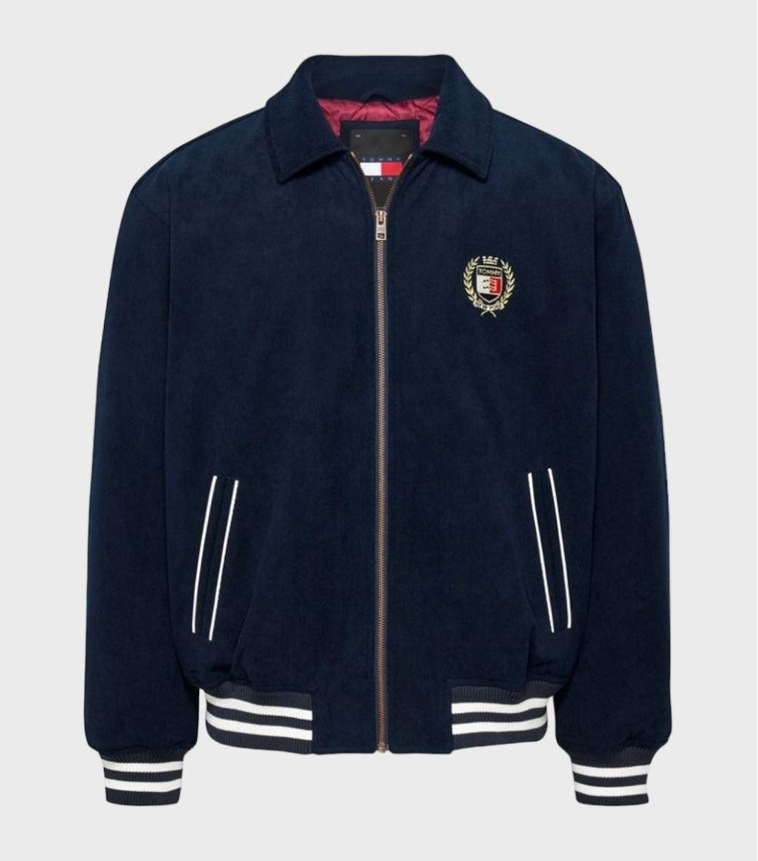 Tommy Hilfiger Blauw Relaxed Letterman Tussenjas Heren