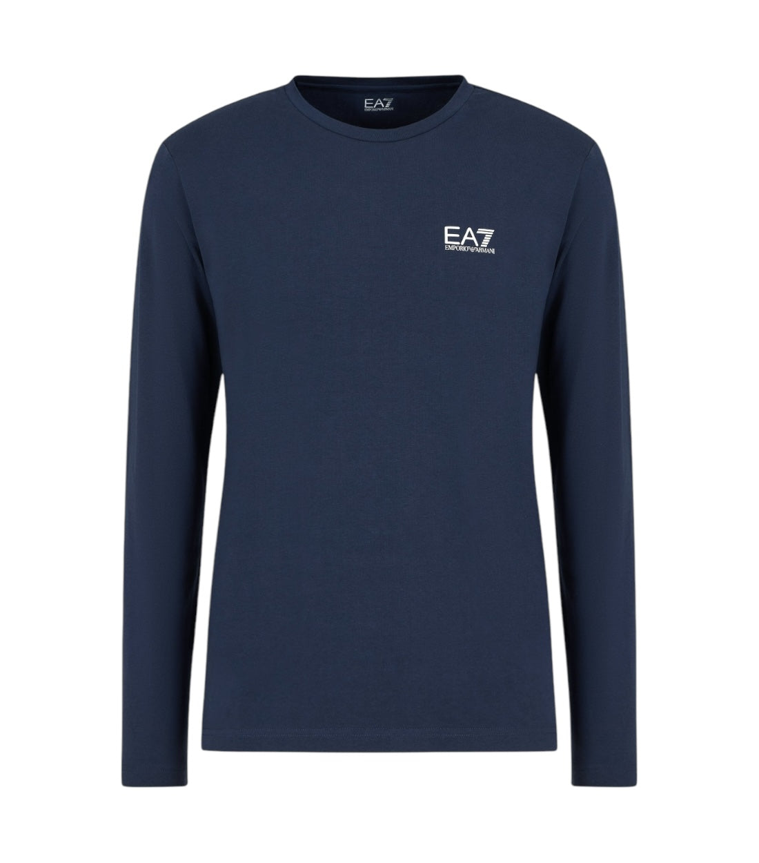 Ea7 Blauw Long-Sleeved Core Identity T-shirt