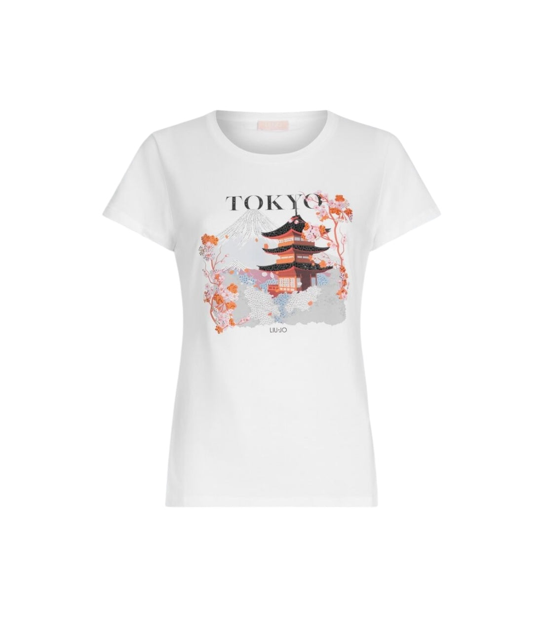 Liu Jo Wit T-shirt Met Tokyo Print