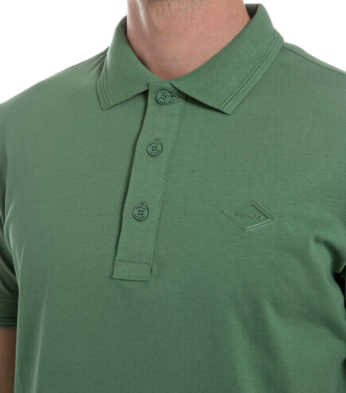 Replay Groen Polo