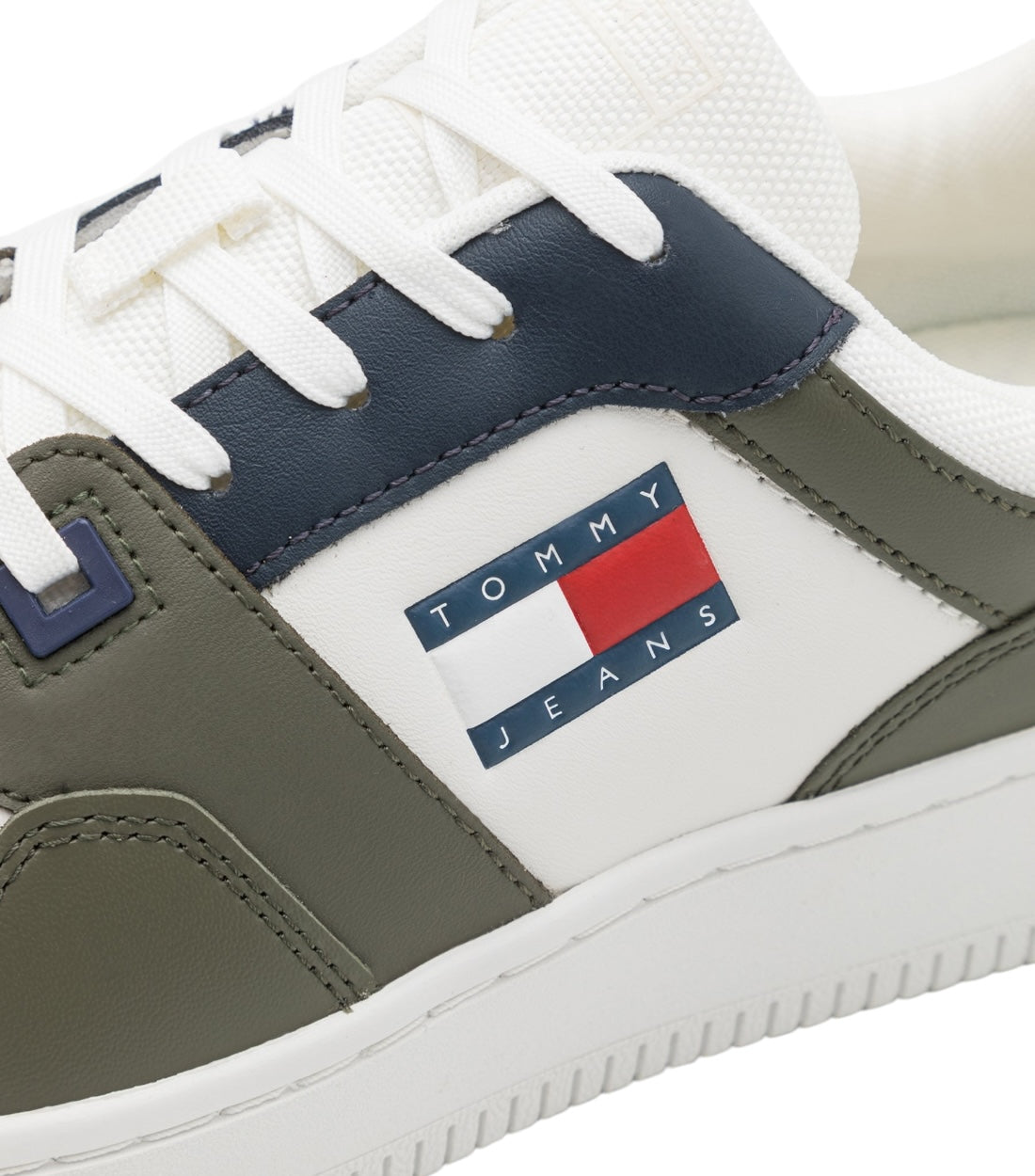 Tommy Hilfiger Groen Retro Basket Sneakers