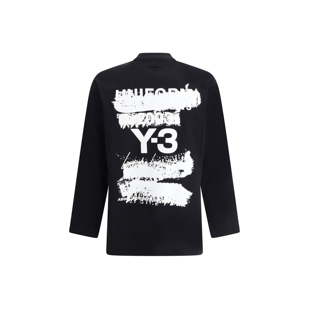 Y-3 Long Sleeve Jersey Met Maxi Print