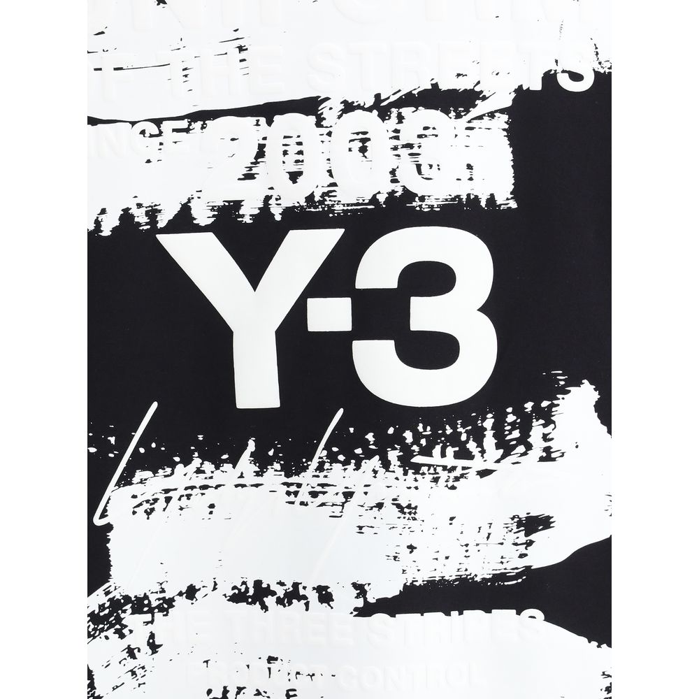 Y-3 Long Sleeve Jersey Met Maxi Print