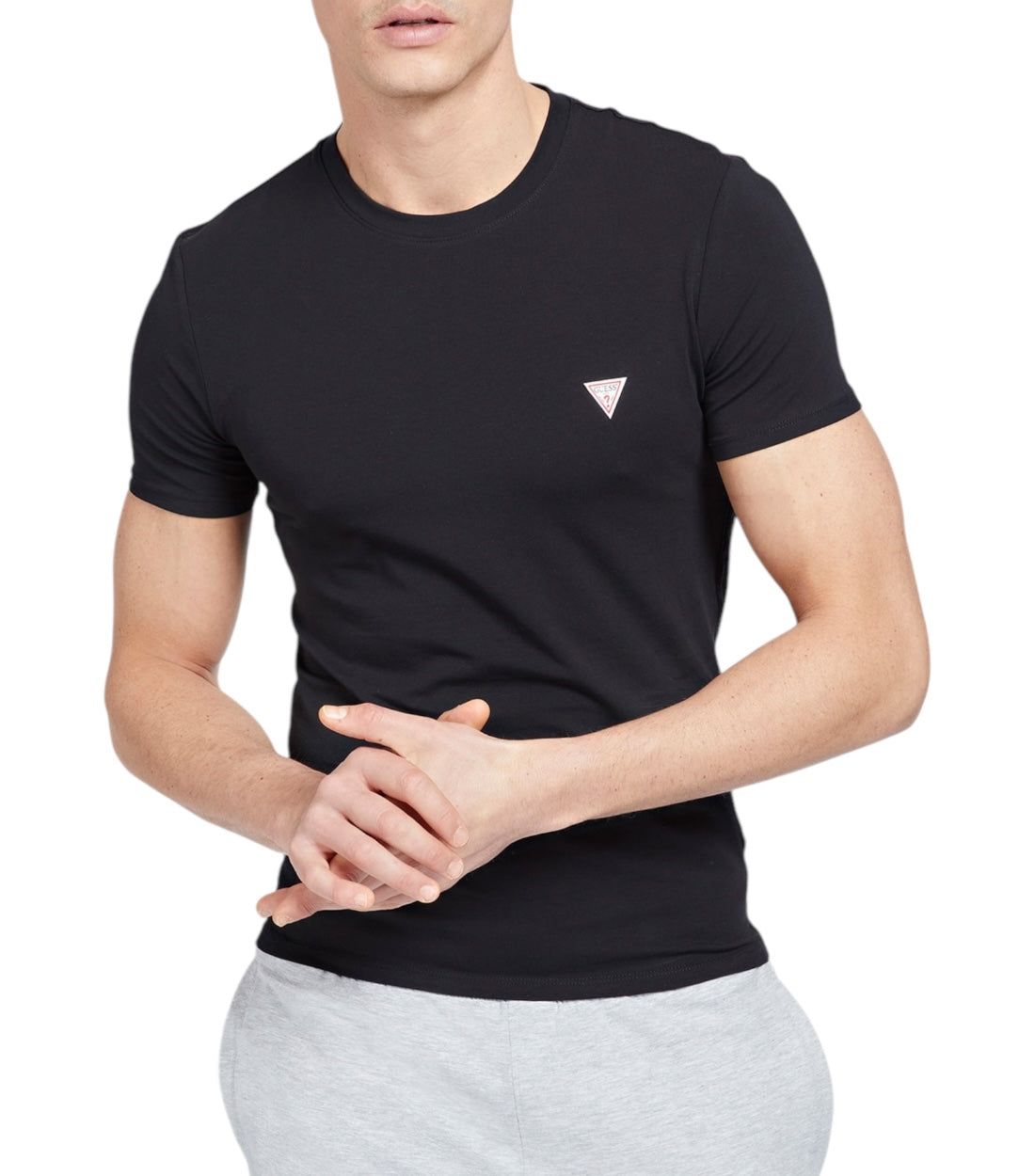 Guess Zwart Slim-fit Core T-shirt