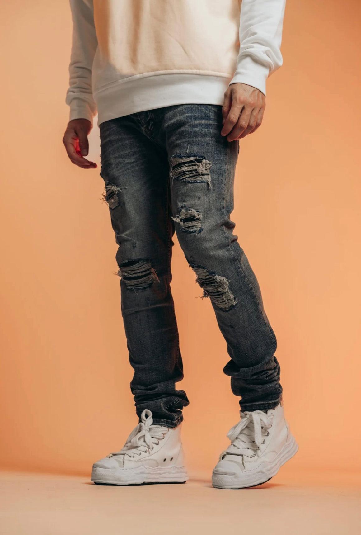 Richesse Blauw Force Deluxe Spijkerbroek Jeans