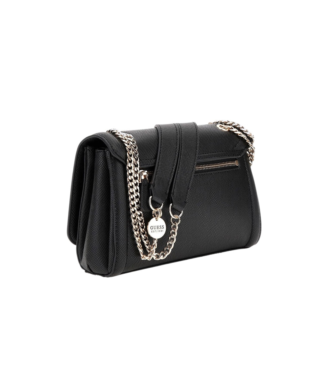 Guess Zwart Noelle Convertible Crossbody Flap