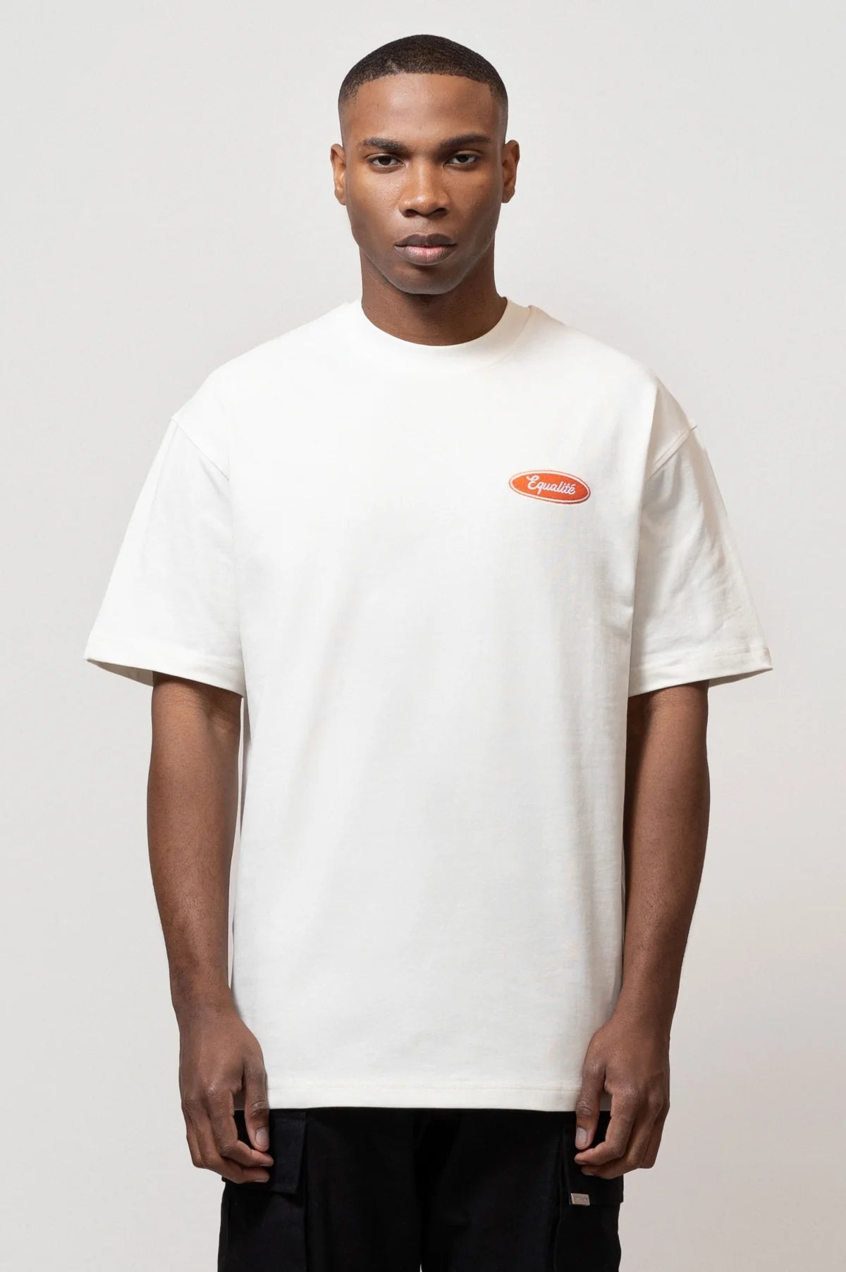 Equalité Colyn Oversized T-shirt Off-White Unisex