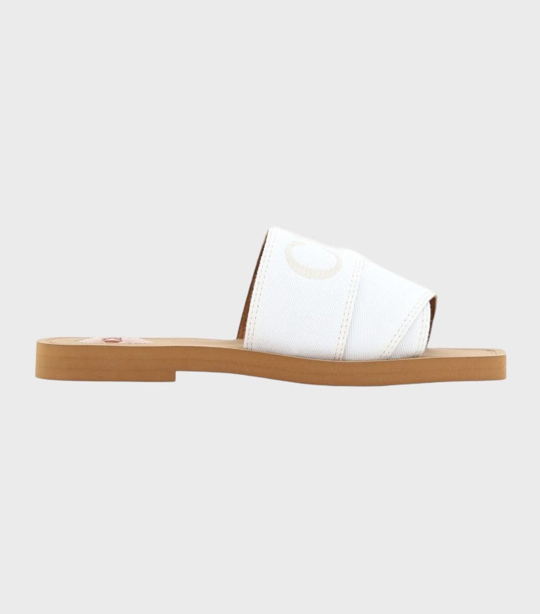 Chloé Woody Wit Sandalen Dames