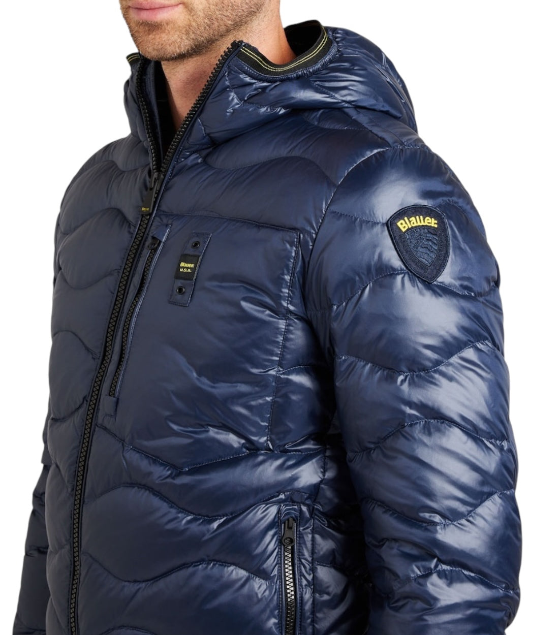 Blauer Navy Jas