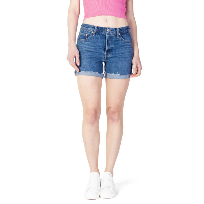 Levi`s Blauw Shorts Dames