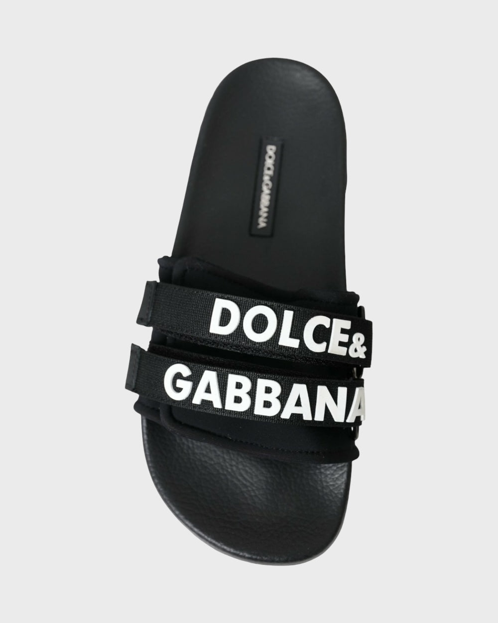 Dolce & Gabbana Zwart Beachwear Slippers