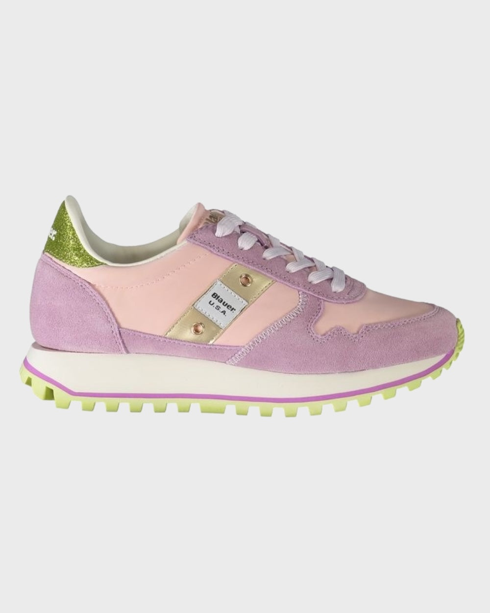 Blauer Roze Dames Sneakers