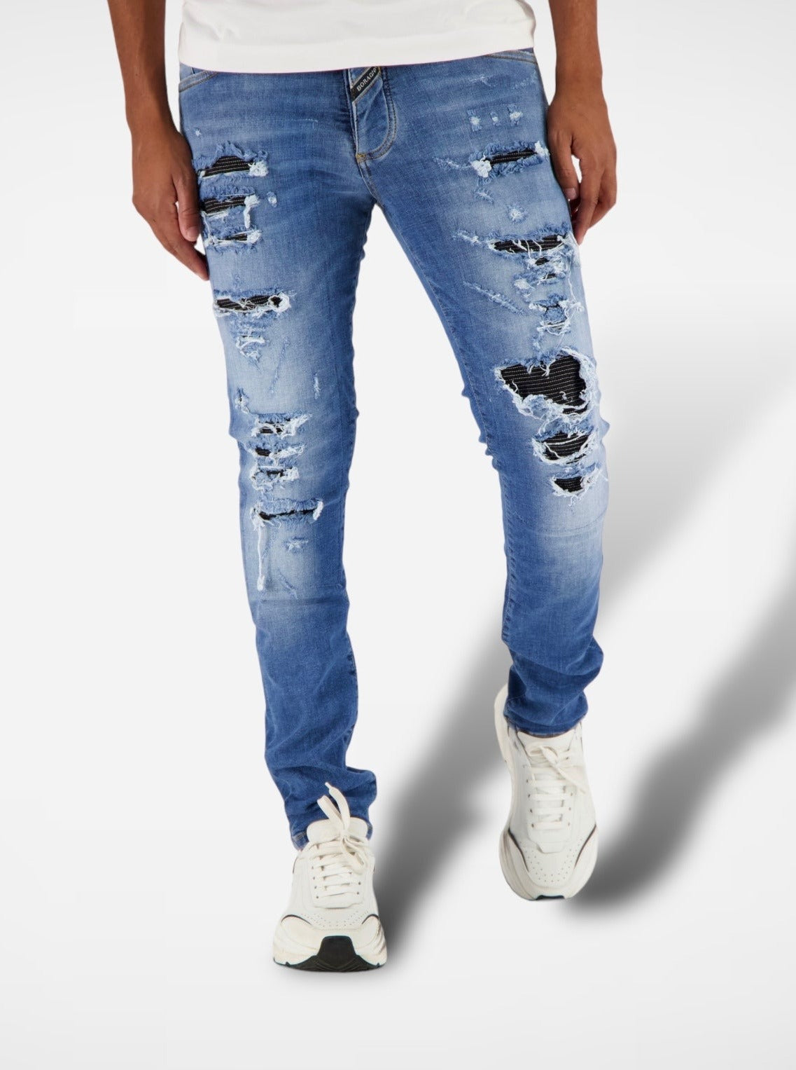 Boragio Blauw Jeans 8052