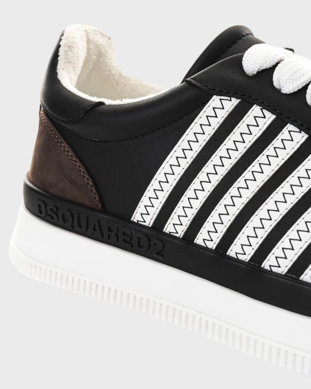 Dsquared2 Zwart / Bruin Sneakers