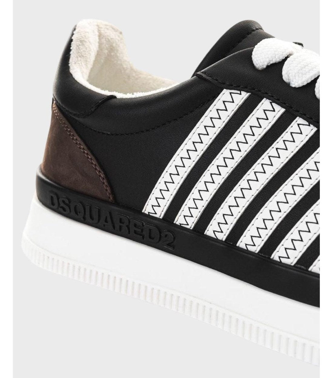 Dsquared2 Zwart / Bruin Sneakers