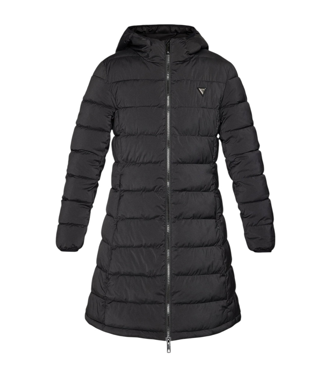 Guess Zwart New Aleta Long Puffer Jacket