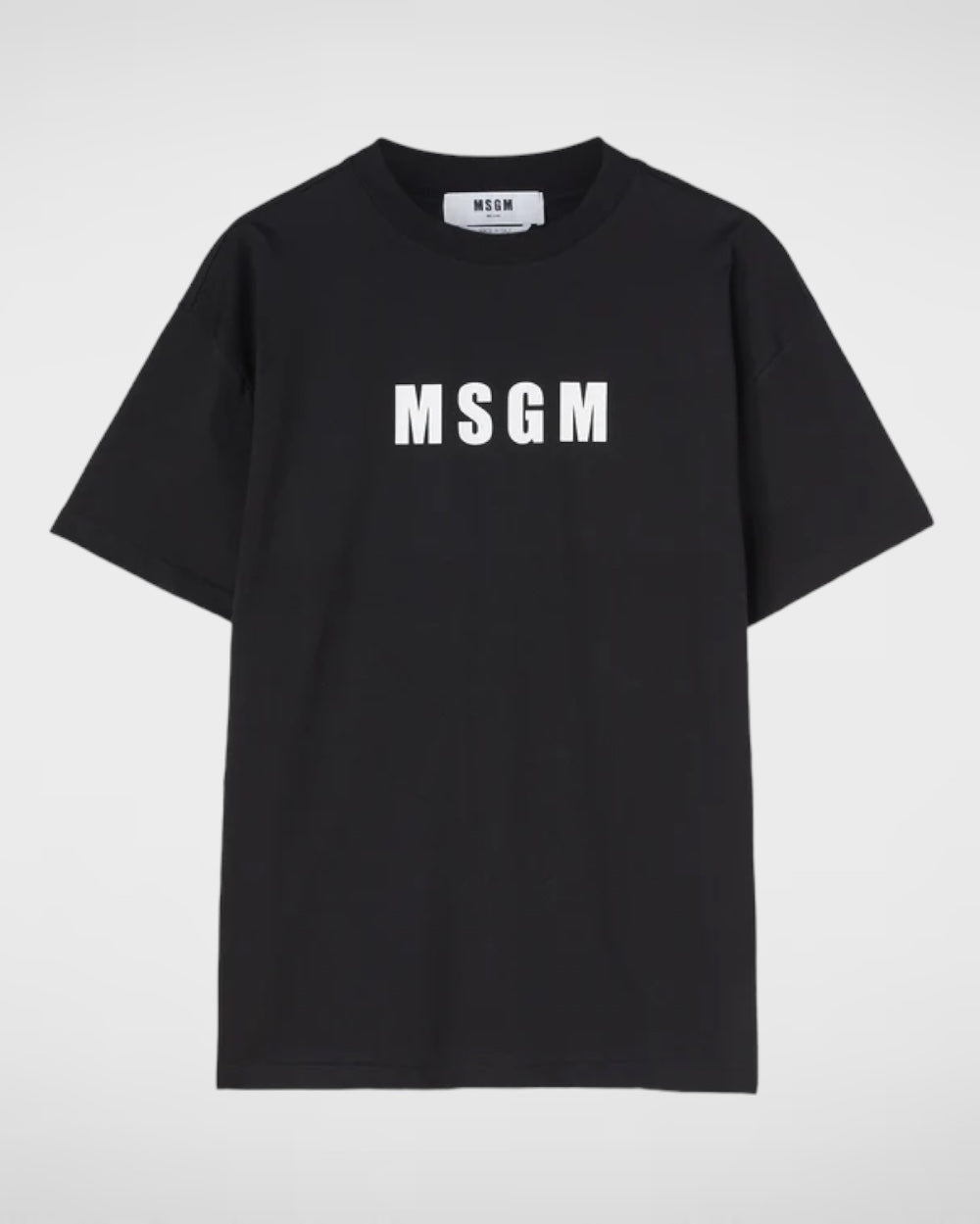 MSGM Zwart T-shirt met MSGM logo Unisex