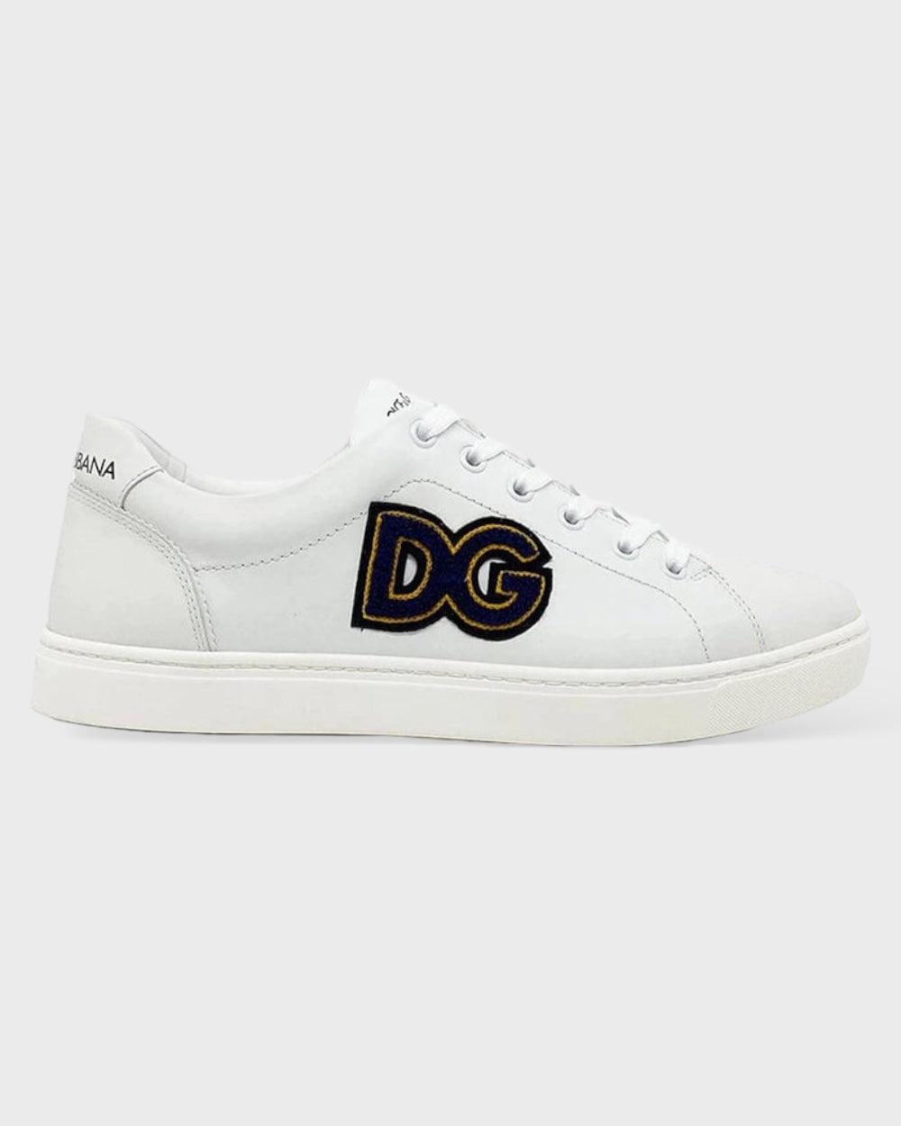 Dolce & Gabbana Wit Leren Casual Sneakers