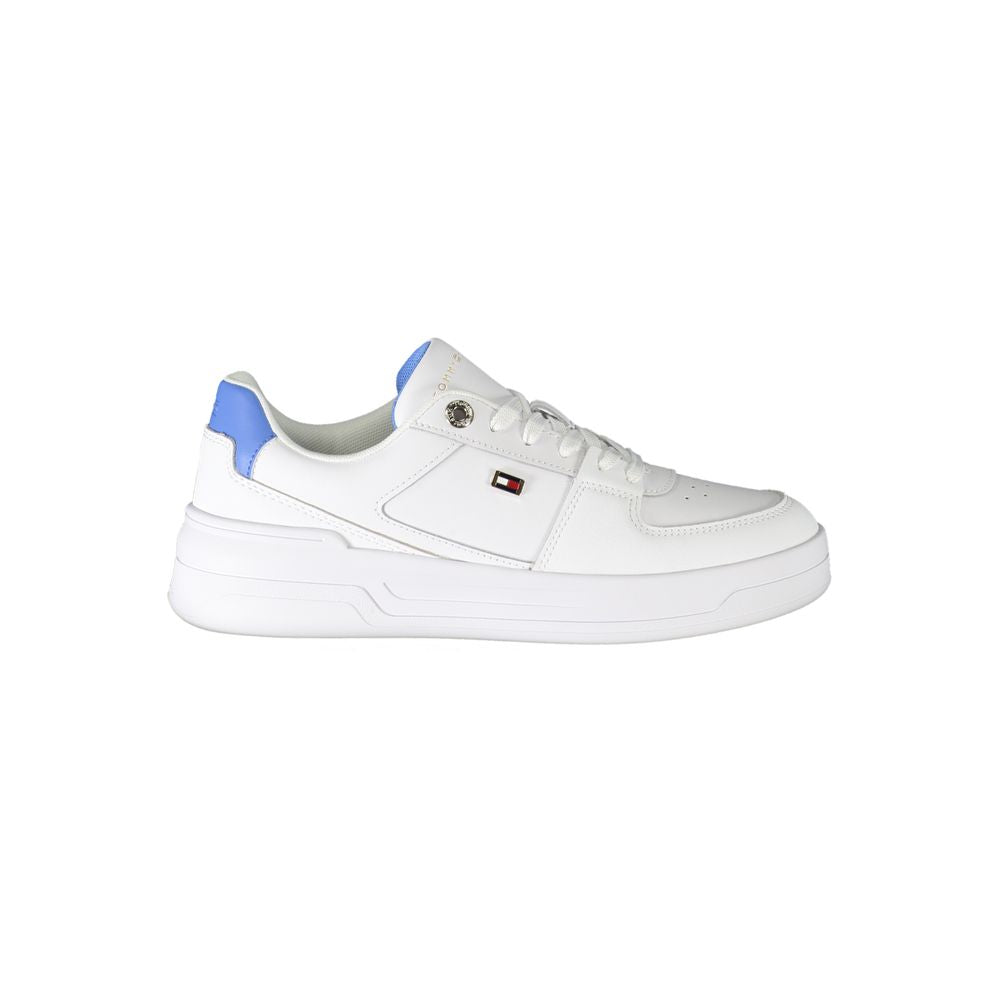 Tommy Hilfiger Wit Flag Basket Sneakers