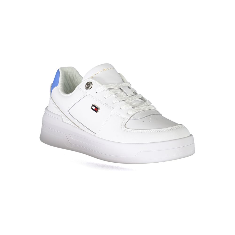 Tommy Hilfiger Wit Flag Basket Sneakers